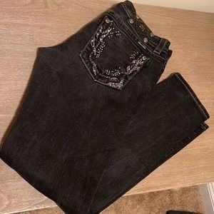 Black miss me skinny jeans